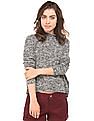 Aeropostale High Neck Heathered Top