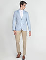 Arrow Zero Calorie Slim Fit Heathered Blazer