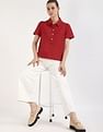Tommy Hilfiger Solid Slim-Fit Cotton Polo T-Shirt