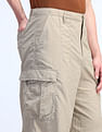 Flying Machine Cobain Loose Fit Mid Rise Cargos