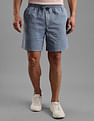 Tommy Hilfiger Regular Fit Solid Mid Rise Shorts