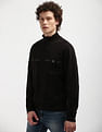 Calvin Klein Logo Repeat Zip Through Sweatshirt