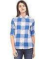 U.S. Polo Assn. Women Regular Fit Plaid Shirt