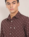 U.S. Polo Assn. Spread Collar Printed Casual Shirt