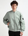 Calvin Klein Regular Fit Solid Bomber Jacket