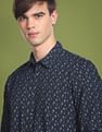 Flying Machine Floral Print Cotton Shirt