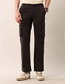 U.S. Polo Assn. Denim Co. Solid Straight Fit Twill Cargos