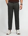 Arrow Sport Solid Dobby Slim Fit Trousers
