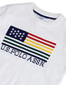 U.S. Polo Assn. Kids Boys Printed Regular Fit Sweater