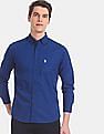 U.S. Polo Assn. Button Down Collar Solid Casual Shirt