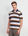 Arrow Sport Horizontal Striped Regular Polo Shirt