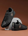 U.S. Polo Assn. Men Black Patterned Knit Lars Sneaker