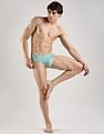Calvin Klein Underwear Blue Solid Mid Rise Brief