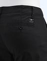 Flying Machine Slash Slim Tapered Fit Solid Trousers