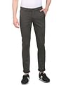 AD by Arvind Modern Slim Fit Smart Flex Chinos