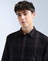Flying Machine Tartan Checked Pure Cotton Shacket
