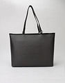 Tommy Hilfiger Logo Black Pvc Tote Bag