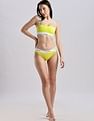 Calvin Klein Underwear Womens Green Solid Panties