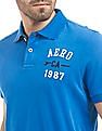 Aeropostale Solid Cotton Polo Shirt