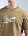 Flying Machine Glow In The Dark Relaxed Fit T-Shirt