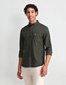 U.S. Polo Assn. Denim Co. Micro Checked Slim Fit Shirt