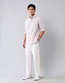 U.S. Polo Assn. Denim Co. Vertical Striped Pure Cotton Shirt