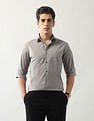 Arrow Newyork Twill Brooklyn Ultra Slim Fit Shirt