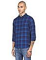 Flying Machine Button-Down Collar Check Shirt