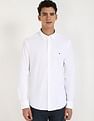 Tommy Hilfiger Solid Slim-Fit Cotton Shirt