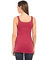 U.S. Polo Assn. Women U-Neck Melange Tank Top