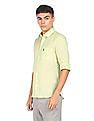 U.S. Polo Assn. Spread Collar Linen Casual Shirt