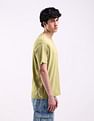 Flying Machine Abstract Print Relaxed Fit T-Shirt