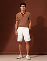 U.S. Polo Assn. Mid Rise Slim Fit Chino Shorts
