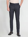 Arrow Vertical Stripe Herringbone Trousers