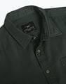 Flying Machine Solid Cotton Shirt
