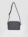 Tommy Hilfiger Printed Blue Polyester Sling Bags