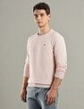 Tommy Hilfiger Solid Regular-Fit Cotton Sweater