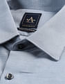 Arrow Manhattan Slim Fit Patterned Dobby Shirt