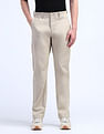 Flying Machine Straight Fit Mid Rise Trousers