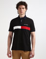 Tommy Hilfiger Striped Cotton Polo Shirt