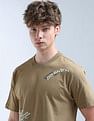 Flying Machine Relaxed Fit Typographic Printed T-Shirt