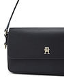 Tommy Hilfiger Solid Black PU Bag