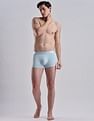 Calvin Klein Underwear Mens Blue Solid Trunk