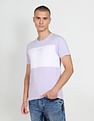 Flying Machine Cotton Colour Block T-Shirt