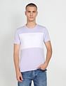Flying Machine Cotton Colour Block T-Shirt