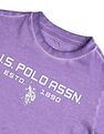 U.S. Polo Assn. Kids Boys Brand Printed Regular Fit T-Shirt