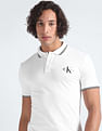 Calvin Klein Slim Fit Tipped Collar Polo Shirt