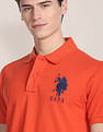 U.S. Polo Assn. Compact Cotton Logo Polo Shirt