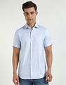 Calvin Klein Jeans Striped Regular-Fit Dobby Woven Shirt