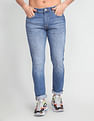 Flying Machine Slash Slim Tapered Fit Stone Wash Jeans